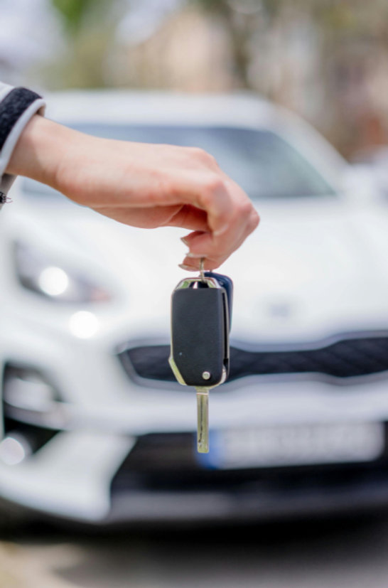 Car with Keys