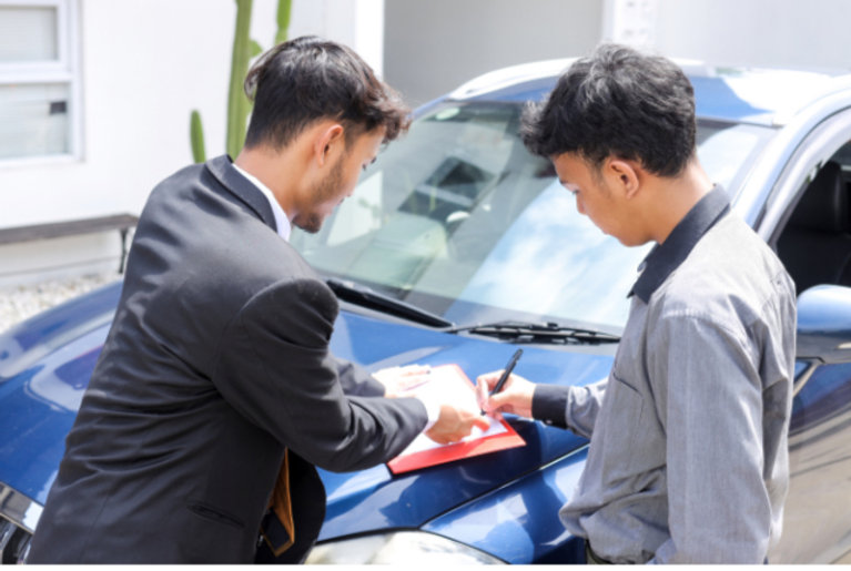 Teen driver with parents co-signing a car loan