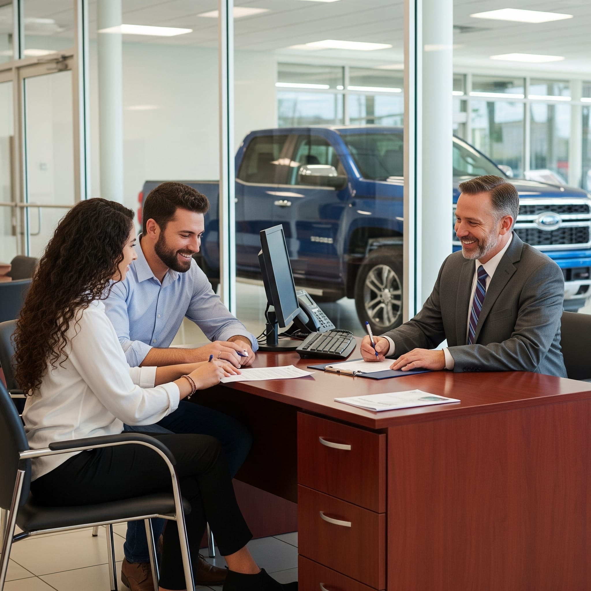 Co-signing a car loan with Truck